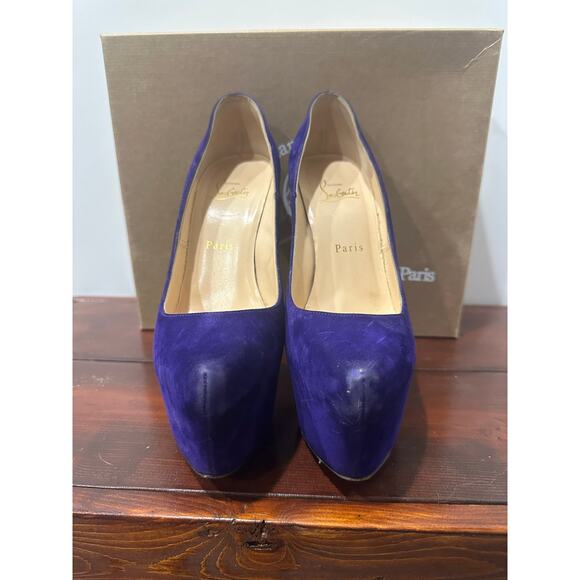 Christian Louboutin Daffodile  Platform Heels – Size 38.5 / US 8.5 - Picture 2 of 6